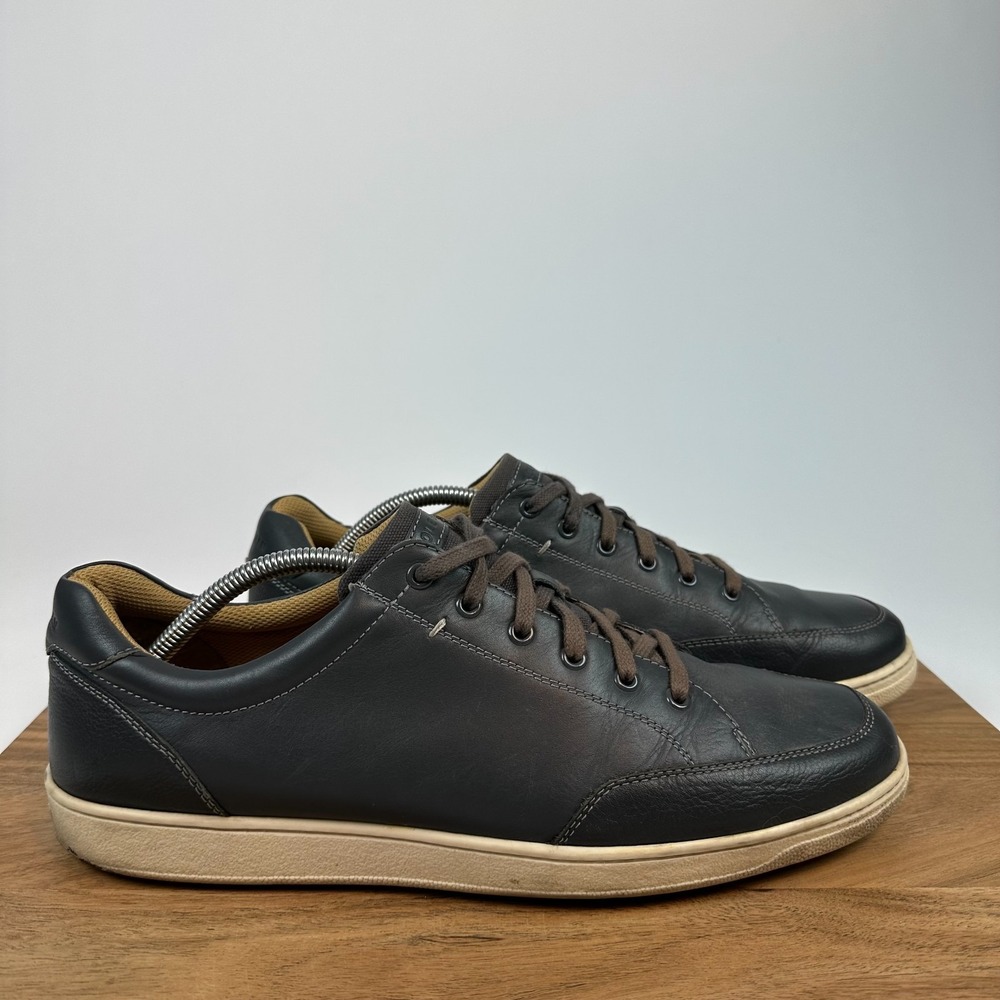 Mens Cole‎ Haan Leather Navy Blue Casual Comfort Sneakers Size 11.5 M GUC